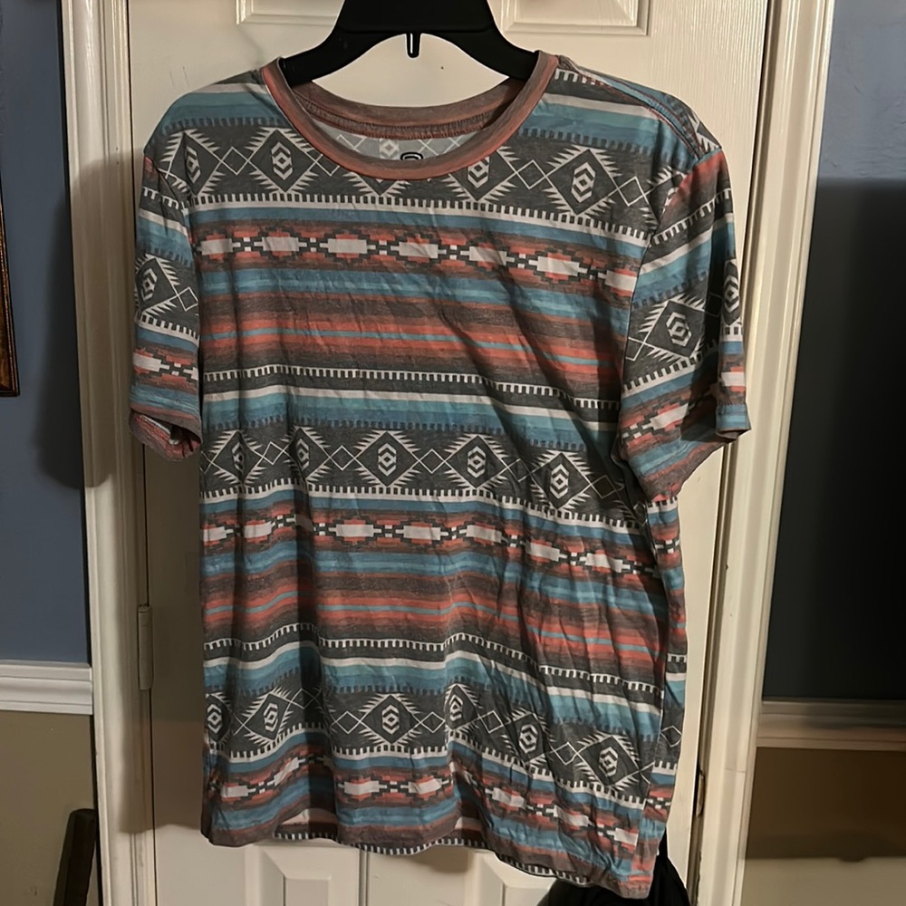 Rock & Roll Denim. Aztec print shirt (medium)